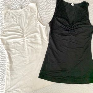 Two tank shape wear tops